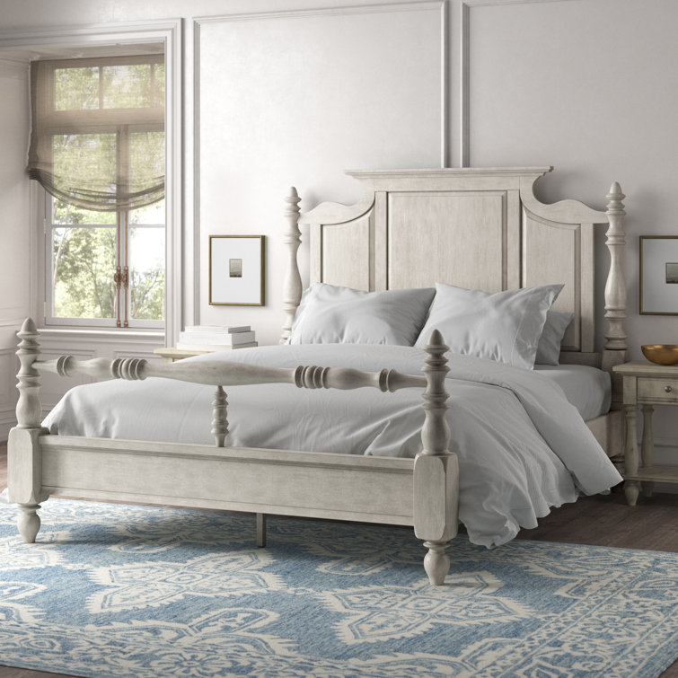 Farmhouse four poster bed discount